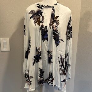 Floral Print Women's Tunic